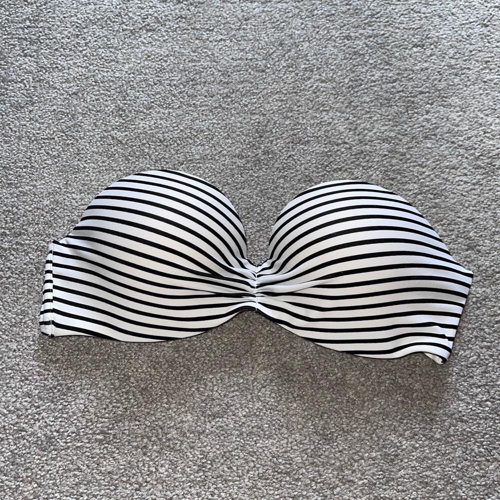 Hollister Striped Bandeau Top